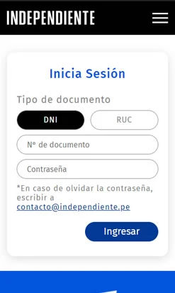 Desarrollo web de Independiente
