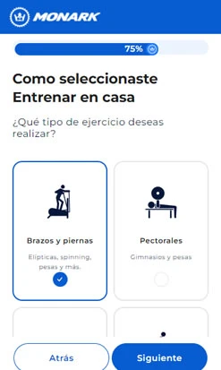 Versión mobile de Monark
